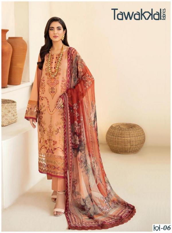 Tawakkal Mehroz Luxury Heavy Cotton Karachi Dress Material